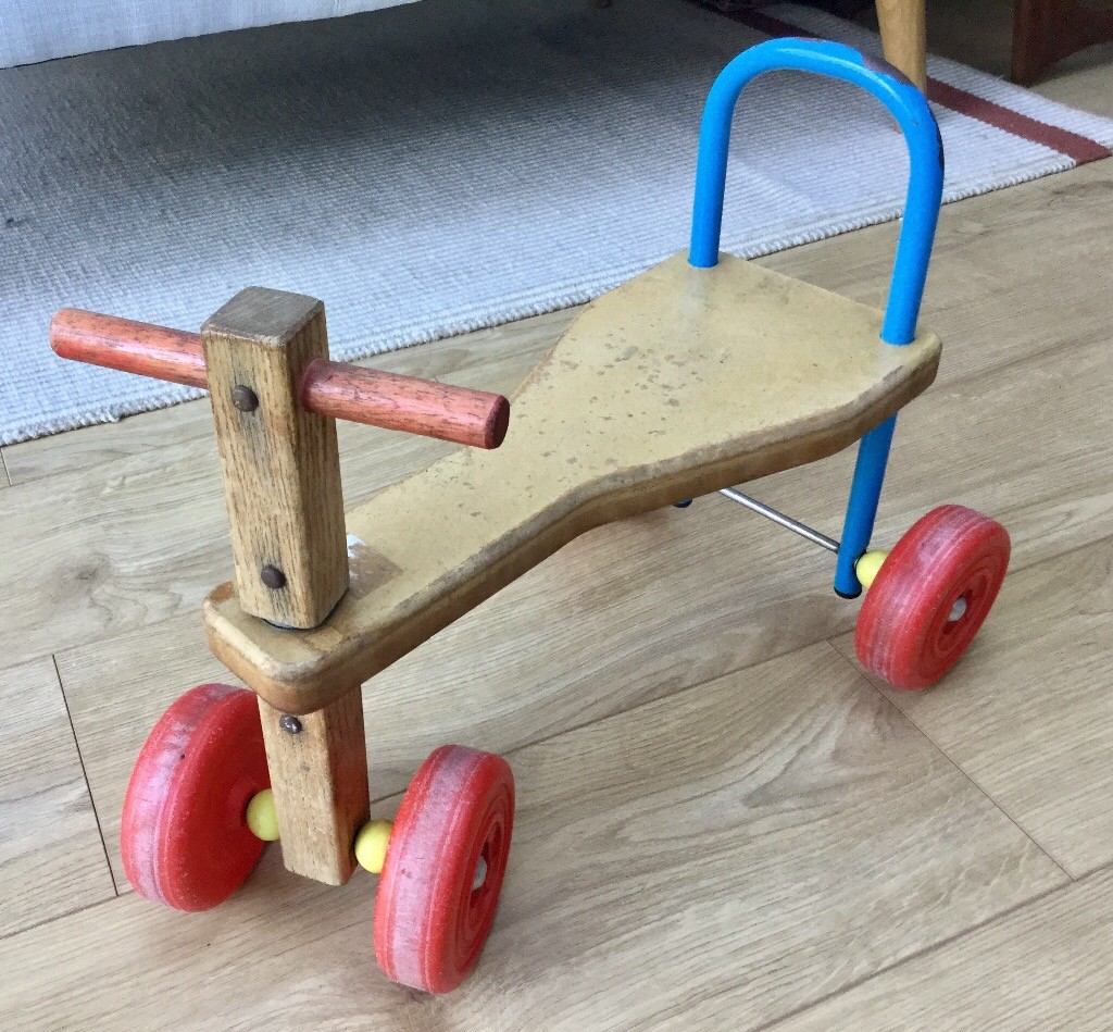 childs wooden trike